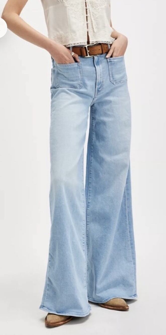 Mother Patch Pocket Undercover Sneak Flare Jeans California Cruiser 26